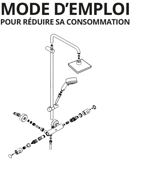 douchette régulateur schéma