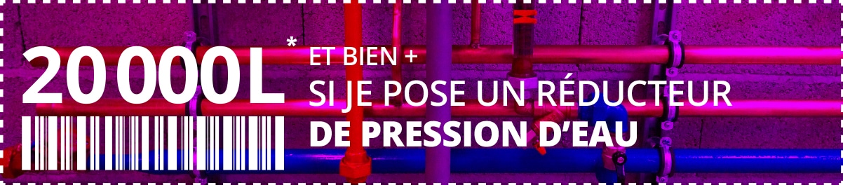 Je pose un réducteur de pression