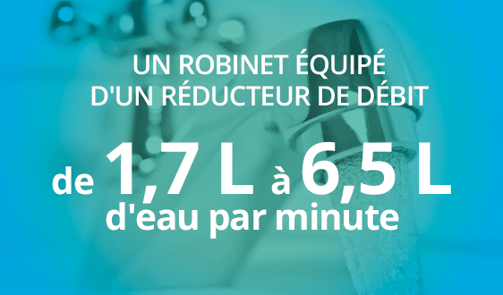 chiffre robinet avec réducteur de débit